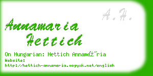 annamaria hettich business card